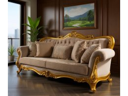 RIGOLETTO Диван 3-х местный без механизма  (10 категория ткани)