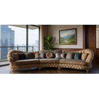 BARBARA (БАРБАРА) Диван эркерный без механизма (10 категория ткани)