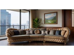 Прямой диван BARBARA (БАРБАРА) Francheska mobili