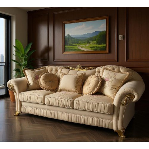 BARBARA (БАРБАРА)  Диван 3-х местный с механизмом (10 категория ткани)