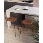 Стул барный Mantis экокожа коричневый