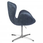 Кресло SWAN STYLE CHAIR тёмно-серый, искусственная замша Кресло SWAN STYLE CHAIR тёмно-серый, искусственная замша