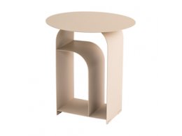 Журнальный столик Arwel металл бежевый