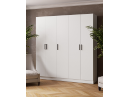 Шкаф комбинированный Ларс (2,0) без зеркала белый
