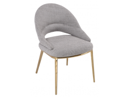 Стул обеденный Capella MC3016-BG-2, бежевый/глянцевое золото Стул обеденный Capella MC3016-BG-2, бежевый/глянцевое золото