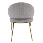 Стул обеденный Capella MC3016-BG-2, бежевый/глянцевое золото