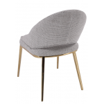 Стул обеденный Capella MC3016-BG-2, бежевый/глянцевое золото