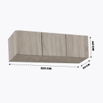 Антресоль  Бостон 1200*400*500 (Сонома)