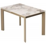 Стол CORNER 120 GLOSS LUXURY PANDORA SOLID CERAMIC / TAUPE, ®DISAUR