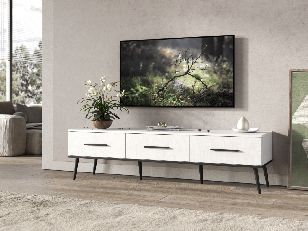 Тумба ТВ "Мишель" 1652*440*450 белая