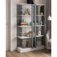 Набор стеллажей СТМ1+СТМ2 графит серый