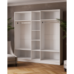 Шкаф комбинированный Ларс (2,0) без зеркала белый