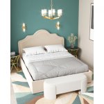 Банкетка Taks букле белый