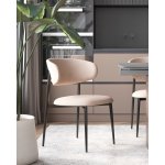 Стул Килиан велюр молочный