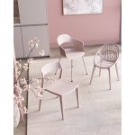 Стул Lady пластик нежно-розовый