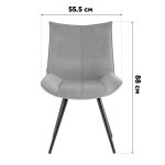 Стул вращающийся Робб велюр бежевый