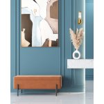 Банкетка Болейн с ящиком велюр терракотовый черные ножки