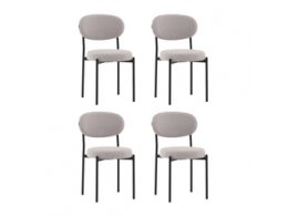 Стул Бриф DD букле светло-серый 4 шт.