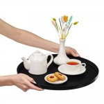 Кофейный столик Moon 45x51см, чёрный