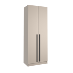 Шкаф Бостон 800*2200*520 (Бежевый / Глиняно серый)