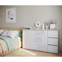 Комод Сура 1504 Белый