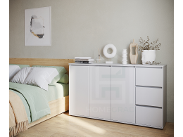 Комод Сура 1504 Белый