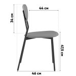 Стул обеденный Minnie коричневый