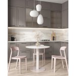 Стул Moris пластик нежно-розовый Стул Moris пластик нежно-розовый