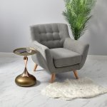 Кофейный столик Angel 40x55см, латунь, металл