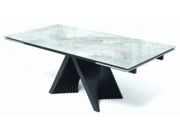 Стол ГАМЛЕТ 200 Glastonbury Savia Matt , керамика / Латте каркас, М-City