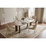 Стол ГАРДЕ (GARDE) 239 цвет БЕЖЕВЫЙ МРАМОР CA036, керамика / коричневый, ®DISAUR