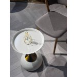 Стул обеденный Аманда DC-1115, бежевый/золотой