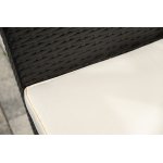 "Даллас" лаунж-зона из искусственного ротанга на 5 персон, цвет черный