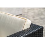 "Даллас" лаунж-зона из искусственного ротанга на 5 персон, цвет черный