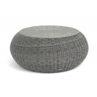 "Барселона" журнальный столик из искусственного ротанга, цвет графит