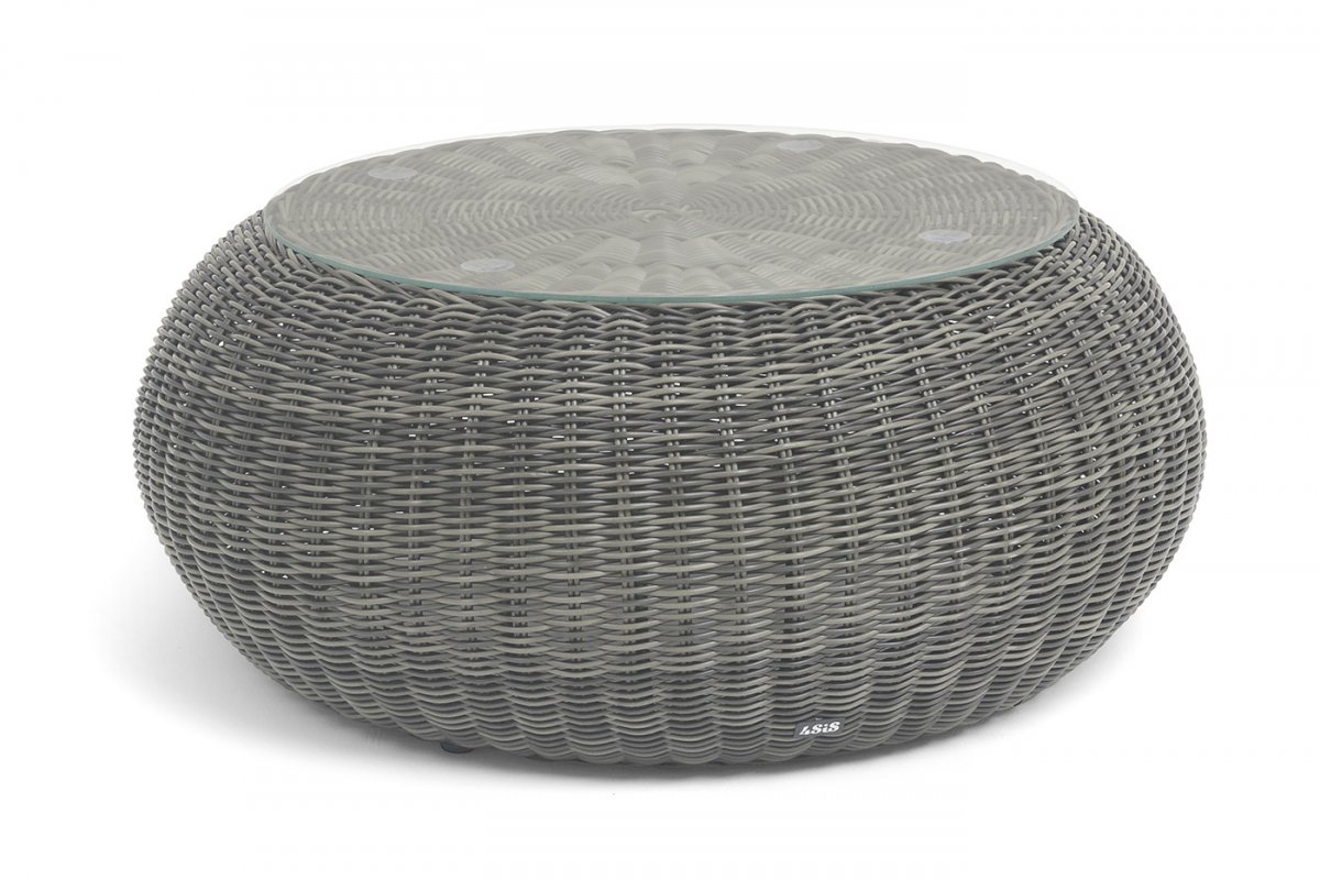 "Барселона" журнальный столик из искусственного ротанга, цвет графит