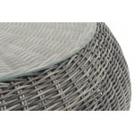 "Барселона" журнальный столик из искусственного ротанга, цвет графит