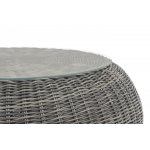 "Барселона" журнальный столик из искусственного ротанга, цвет графит