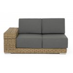 "Капри" модуль диванный правый с подушками, цвет соломенный