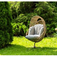 "Барселона" кресло-кокон из искусственного ротанга, цвет соломенный "Барселона" кресло-кокон из искусственного ротанга, цвет соломенный