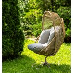 "Барселона" кресло-кокон из искусственного ротанга, цвет соломенный "Барселона" кресло-кокон из искусственного ротанга, цвет соломенный