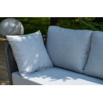 "Багамы" лаунж-зона 5-местная плетеная из роупа (веревки), каркас алюминиевый темно-серый, роуп серый "Багамы" лаунж-зона 5-местная плетеная из роупа (веревки), каркас алюминиевый темно-серый, роуп серый