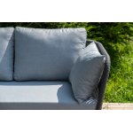 "Багамы" лаунж-зона 5-местная плетеная из роупа (веревки), каркас алюминиевый темно-серый, роуп серый "Багамы" лаунж-зона 5-местная плетеная из роупа (веревки), каркас алюминиевый темно-серый, роуп серый