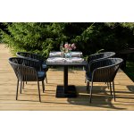 "Каффе Дабл" обеденная группа на 4 персоны, цвет "серый гранит"