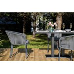 "Каффе Дабл" обеденная группа на 4 персоны, цвет "серый гранит"