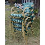 "Кабри" плетеный стул из искусственного ротанга, цвет зеленый