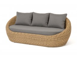 "Барселона" диван из искусственного ротанга трехместный, цвет соломенный "Барселона" диван из искусственного ротанга трехместный, цвет соломенный