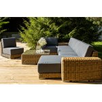 "Капри" трансформирующаяся лаунж-зона из искусственного ротанга, цвет соломенный "Капри" трансформирующаяся лаунж-зона из искусственного ротанга, цвет соломенный