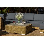 "Капри" трансформирующаяся лаунж-зона из искусственного ротанга, цвет соломенный "Капри" трансформирующаяся лаунж-зона из искусственного ротанга, цвет соломенный