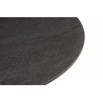 "Тюльпан" интерьерный стол из HPL круглый Ø90см, цвет "серый гранит"